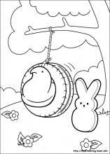 Marshmallow coloring pages color easy for drawing. Marshmallow Peeps Coloring Pages On Coloring Book Info