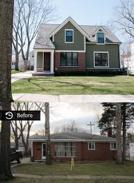 A 1950s house gets a faithful but modern update. Before And After Second Story Addition Ranch House Exterior Ranch House Remodel Home Exterior Makeover