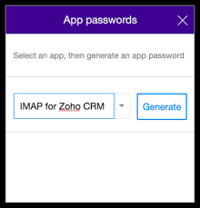 Call to our zoho support number: Configuring Imap Account Online Help Zoho Crm