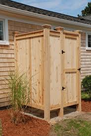 It will fit perfectly in one of our outdoor showers too. The Best Outdoor Shower Standard House Mount Stonewood Products