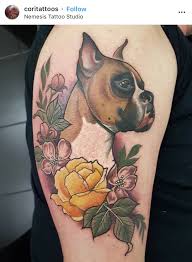 Maybe you would like to learn more about one of these? Pin By Stephanie Orgueira On Boxer Dog Tattoo Boxer Dog Tattoo White Boxer Dogs Pitbull Tattoo
