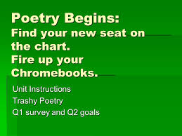 Poetry Begins Find Your New Seat On The Chart Fire Up Your