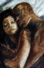 Good Night Black Art African American Art Black Love Art