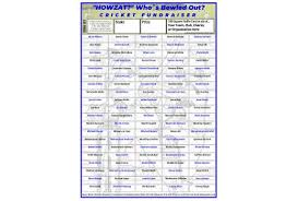 100 square a4 pack four 100 square a4 posters the mat contains a 4 colourfully presented 100 square grids. A4 Howzat 100 Square Cricket Fundraising Scratch Card Raffle Draw Ticket