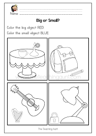 Big Or Small Worksheets Free Printable The Teaching Aunt In 2020 Free Preschool Worksheets Worksheets Free Free Printable Worksheets