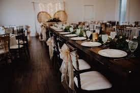 Bride Rented Peacock Chairs And Wood Tables For Kings Table Kings Table Reception Table Wood Table