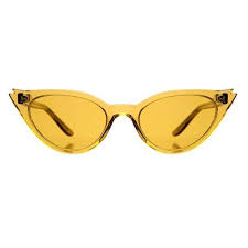 Illesteva Isabella Yellow Cateye Sunglasses 13 115 Rub Liked On Polyvore Featuring Accessories Yellow Sunglasses Yellow Lens Sunglasses Cat Eye Sunglasses