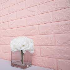 Maybe you would like to learn more about one of these? 10 Pack 58 Sq Ft Blush Pink Foam Brick Wall Tiles Peel And Stick 3d Wall Panel Room Decor Tableclothsfactory