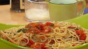We make our sauces slowly so you can make delicious meals fast. Spaghetti With Cherry Tomatoes Oil And Vinegar Sauce Rachael Ray Show