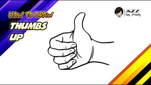 Please like, comment, and share. How To Draw Thumbs Up Step By Step Youtube