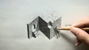 Another technique that enables you to make 3d images is the use of shading and lighting. Very Easy How To Draw 3d Like Real 3d Trick Art Youtube