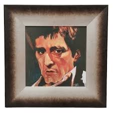 Al Pacino Scarface Framed Art Print Signed by Stephen Fishwick Art Prints