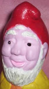 Charming Vintage Style LATEX GNOME MOLD for Concrete or Plaster