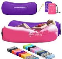 Amazon.com : Nevlers Purple & Pink Air Chair Inflatable ...