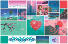 How to make a mood board. Currently Taking My First Graphic Design Class And Our First Assignment Was To Create A Mood Board That Captures An Aesthetic I Chose Vaporwave R Vaporwaveaesthetics