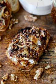 Cheese Tartine With Onion And Fig Jam Pickled Plum Food And Drinks Recipe Fig Recipes Cheese Bread Tartine Recipe