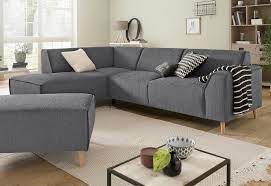 Skandinavische sofas online kaufen bei otto › große auswahl top service top marken ratenkauf & kauf auf rechnung möglich › jetzt bestellen! Home Affaire Ecksofa Julia Federkern Polsterung Holzfusse Keder Online Kaufen Otto
