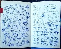 A Little Warmup Studies On My Bday Lol Im Gonna Spend All Day Drawing And Eating And Drawing And Eating Some More Eye Sketch Anatomy Sketches Eye Painting