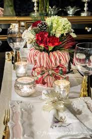 How To Make A Cheap And Easy Candy Cane Christmas Centerpiece Entertaining Diva From House To Home Christmas Centerpieces Diy Christmas Table Centerpieces Christmas Table Decorations
