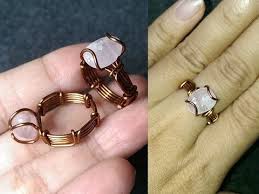 Simple Ring With Crystalline Stone How To Make Wire Jewelery 257 Youtube Wire Jewelery Wire Wrapped Jewelry Wire Jewelry