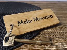 Personalised Wooden Business Office Keyring Choose Any Text Keychain Key Fob Great For Home Office Business Restaurant Hotel B B Porte Cle Cle