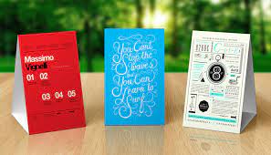 Custom table tents are perfect for almost any situation. Tabletop Tent Cards Sir Speedy Golden Valley Mn