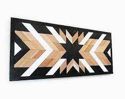 Desert Reclaimed Wood Wall Art Southwestern Wood Wall Art Navajo Aztec Inspired Chevron Wall Art Aztec Wall Art Arrow Wall Art