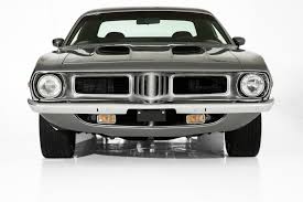 This 1973 plymouth cuda boasts a 340 sb motor mated to a 4 speed pistol grip hurst shifter. 1973 Plymouth Cuda Silver S Match 340 4 Speed