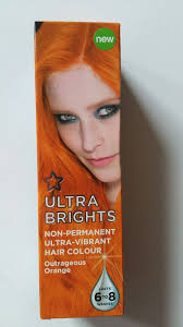 New Superdrug Vibrance Ultra Bright Outrageous Orange Hair Colour Review Hair Color Orange Hair Color Reviews Auburn Red Hair