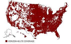 4g Lte Coverage Map Verizon Wireless Cellular Network Coverage Verizon Wireless Samsung Galaxy Phones 4g Lte
