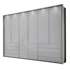 Schrank mit schubladen schubladenschrank mit 3 schubladen. 307x240x58 Kleiderschrank Mit 8 Schubladen Faltturen In Braun Grau Ocavado
