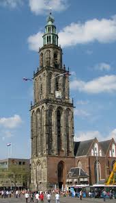 Martinitoren En Kerk Groningen Stad Nederland