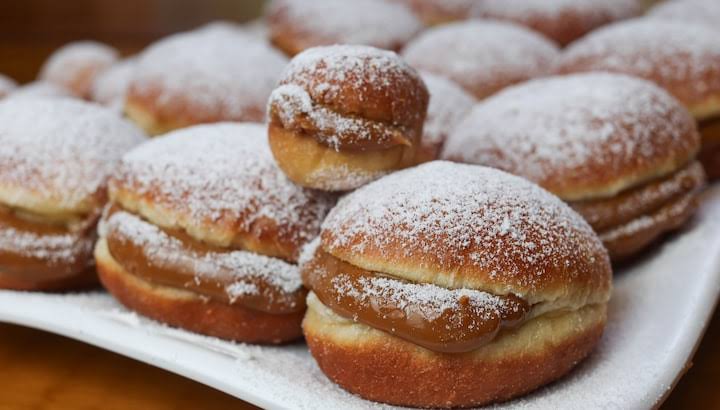 Cream-Filled Doughnut