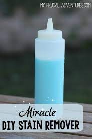 Pour (or funnel) laundry detergent and water into a spray bottle and shake to combine. Diy Stain Remover Removes Almost Any Stain My Frugal Adventures