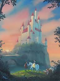Tinkeperi Disney Fine Art A New Royal Life By Bob Kaz Disney Fine Art Disney Castle Disney Paintings