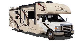 This coach offers added comfort with a large slide in the living area where you can gather together with friends and family on the 68 jackknife sofa or 71 with any four winds class c gas motorhome, you will enjoy the ease of driving and the affordable price. 2019 Thor Motor Coach Four Winds 28z Specs And Literature Guide