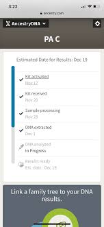 However, it's a small community and others have reported consistent information. Estimated Date For Results Ancestrydna