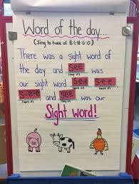 Morning Routine Sing A Longs In Kindergarten Especially Morning Routines That Includ Kindergarten Anchor Charts Sight Words Kindergarten Teaching Sight Words