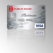 What about paying a credit card bill with cash? Public Bank Berhad Pb Visa Platinum Credit Card