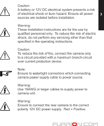 Furrion vision s® vehicle observation systems eliminate blind spots and bring surround viewing capabilities to rvs, trucks, specialty vehicles, trailers and more. Frc12ta Blm Digital Wireless Camera System Fcs43ta Bl User Manual Reversing Camera Inst 24e27f 2 Furrion