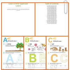Belajar membaca membaca nama hewan. Printable Worksheet Alphabets Activity Book Anak Belajar Menulis Membaca Learn To Write Uppercase Shopee Indonesia