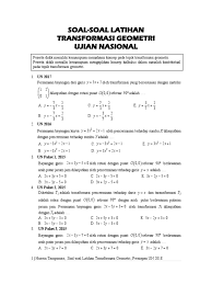 Download jawaban latihan soal transformasi kelas ix kurikulum 2013 revisi 2018 1. Transformasi Geometri Kelas 9 Contoh Soal Jawabanku Id