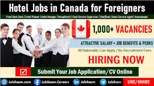 Service manager, you will manage service center operations and support our customers and our service team. 100 Hotel Jobs In Canada With Salaries Urgent Openings 2021