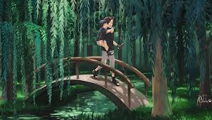 Itachi hd wallpaper naruto fond ecran fond d ecran pc fond. Foret Pont Riviere Freres Naruto Itachi Uchiha Sasuke Uchiha Par Blackmarlb0r0 Fond D Ecran Hd Wallpaperbetter