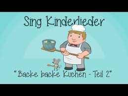 Die mäuse wissen, was man für einen leckeren kuchen braucht. Backe Backe Kuchen Teil 2 Text Noten Video Zum Mitsingen