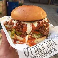 I Ate A Buffalo Fried Chicken Burger From Otherside Fried In Brixton London Http Ift Tt 2jzzflb Food Buffalo Chicken Fries Chicken Burgers