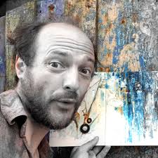 Child's drawing of Honfleur scene