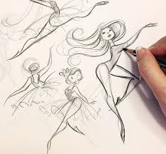 Lianahee Art Drawings Cartoon Art Dancing Drawings
