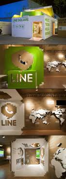 Naver Line Square Exhibition Booth Design Exhibition Stand Design Booth Design