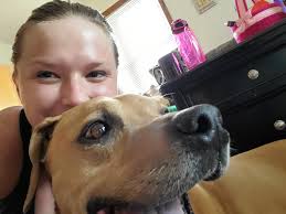 Brilliant session with Zoe Simmons yesterday. Frankie was put through his  paces